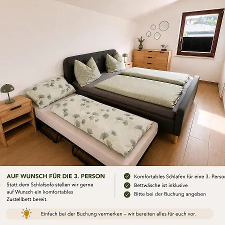 شقة Maisonetten-apartment Mit Terrasse Und Garten زيرل